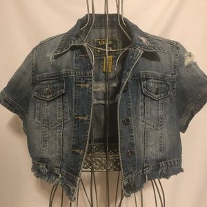 Cropped Denim Jacket